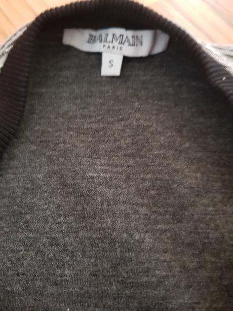 Balmain mikinové šaty, s