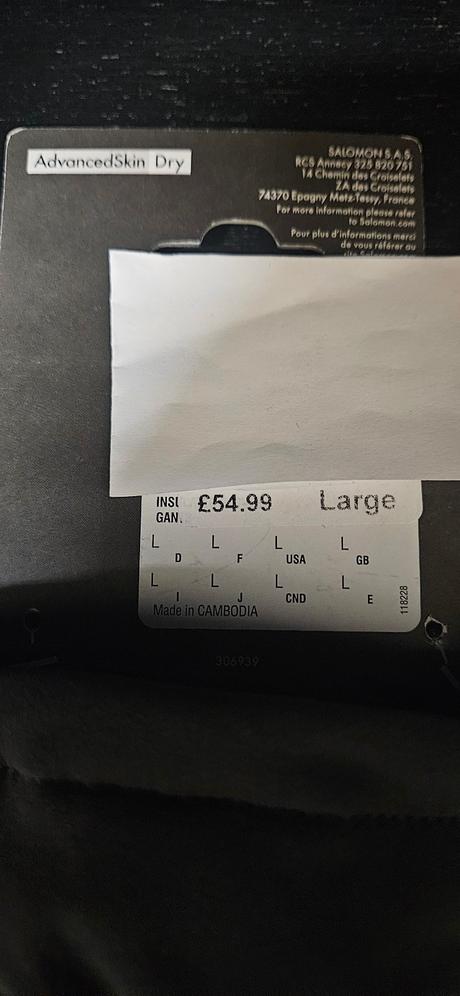 Salomon pánske zimné rukavice veľkosť l, salomon,l