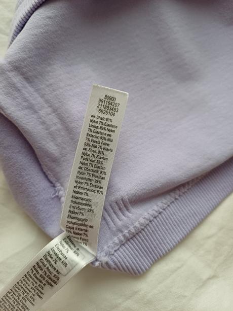 2ks podprsenka bez kostíc,biela a lilac, primark,l