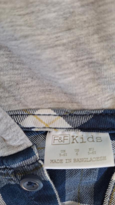 Košieľka s kapucňou 110/116, f&f,116