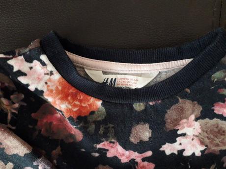 Kvetinková mikinka v.98/104, h&m,98