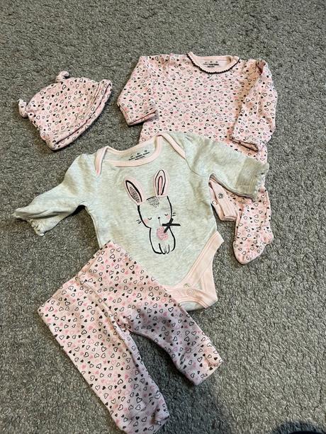 Newborn zajacik set, f&f,<50