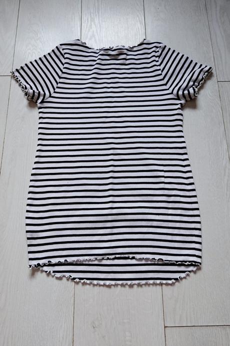 Vrúbkované tehotenské tričko h&m mama, h&m,m