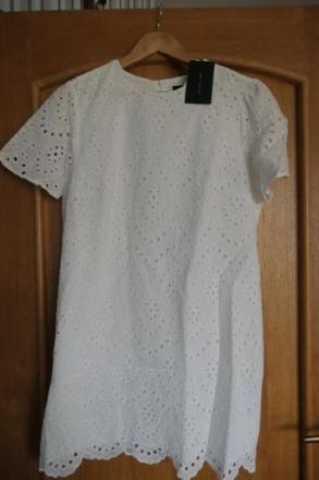 Zara nadherne letne nadcasove madeirove saty l, zara,l