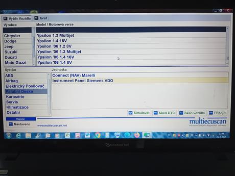 Autodiagnostika multiecuscan,