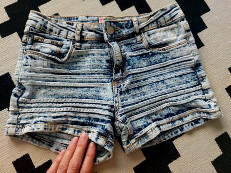 Skvele stylove letne riflove kratasky 9-12r., 152