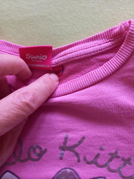 Tenšia mikina hello kitty, sanrio,116