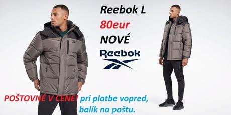Zimná bunda, ľadvinka, taška na plece, peňaženka, reebok,l