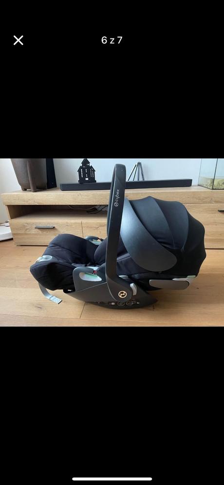 Cybex cloud t-i size (0-13kg) sepia black platinum, cybex