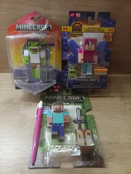Minecraft šmolkovia figúrky, 