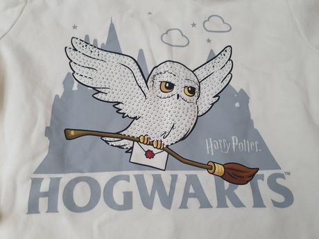 Biela mikina so sovou hedvigou (hogwarts - hp), c&a,158