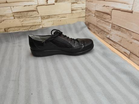 Ara 39 - dámske kožené čierne topánky, ara,39