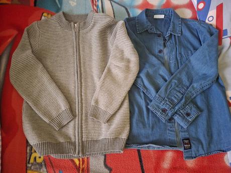 Riflova košeľa  a sveter, coccodrillo,122