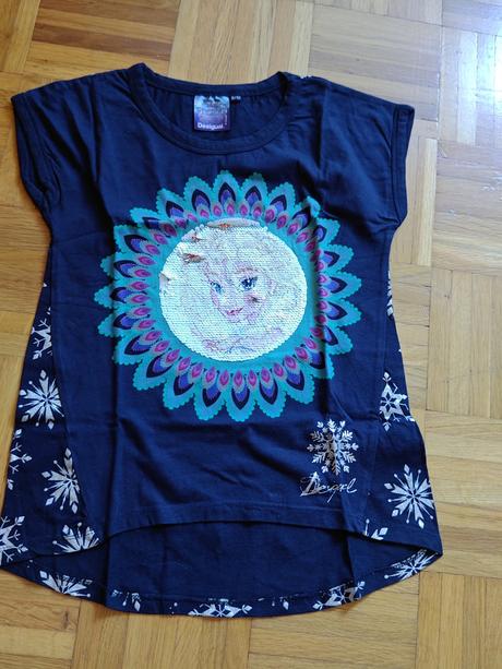 Desigual originál dievcenske tričko, desigual,146