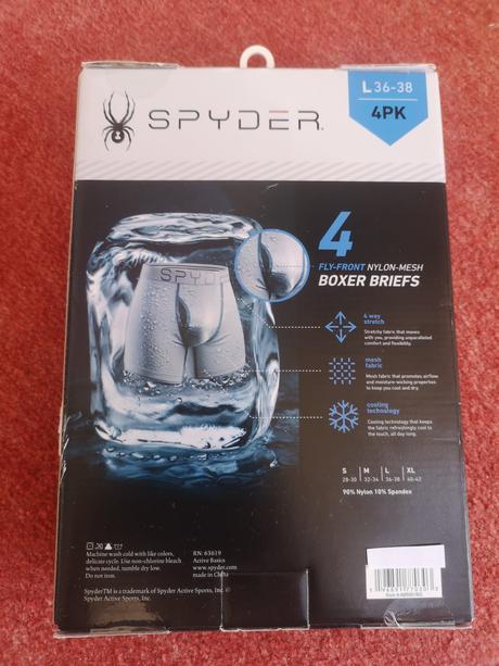Spyder pánske boxerky 4 ks veľkosť l, l