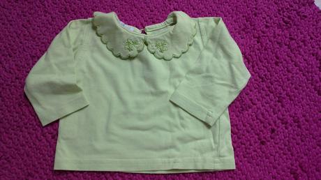 Zelenkavý overal+košieľka, zn. damine, 68