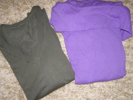 2x pulóvre benetton a terranova, benetton,l