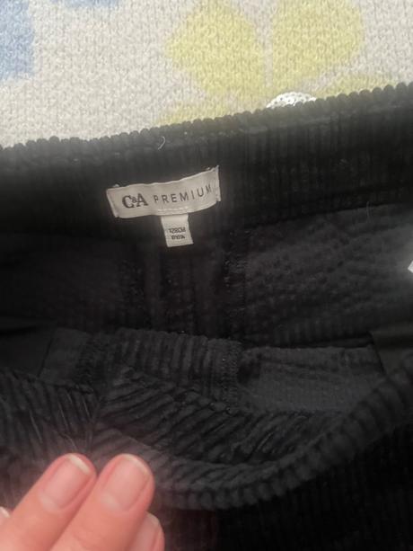 C&a premium široké menžestrové nohavice 128, c&a,128