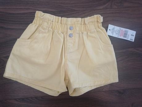 Žlté šortky veľ 122, f&f,122