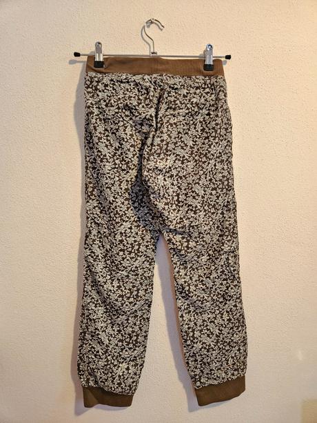 H&m zateplené/podšité nohavice 140, h&m,140