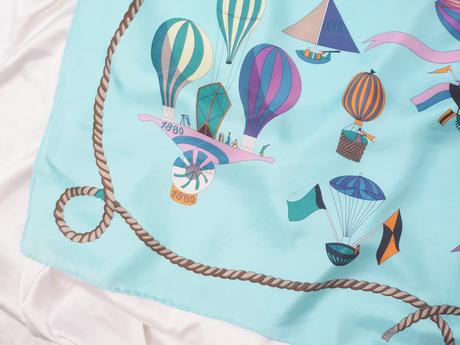 Luxusná hodvábna šatka, l