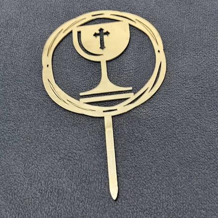 Tortový zápich kalich - skladom, tz-297,