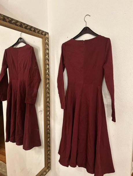 Krásne bordove šaty s, terranova,s