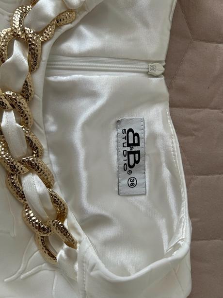 Biele damske mini saty 36, 36