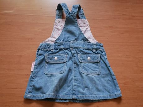 Riflova suknicka s macickou, h&m,86