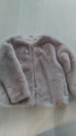 Bunda, kožušok, zara,128