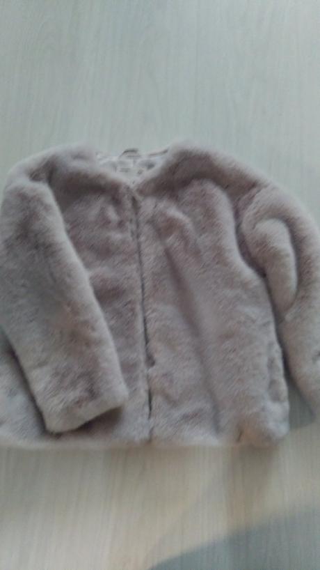 Bunda, kožušok, zara,128