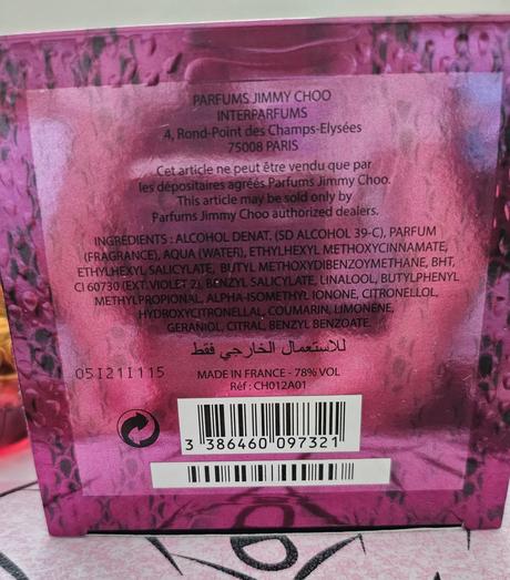 Jimmy choo parfém fever 100ml, 