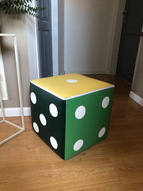 Montessori číselná kocka/taburetka,