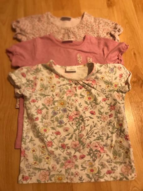 Next trička 4ks 12-18mes, next,92