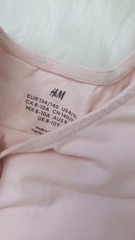 Letné bavlnené saty h&m +sukienka gratis, h&m,134