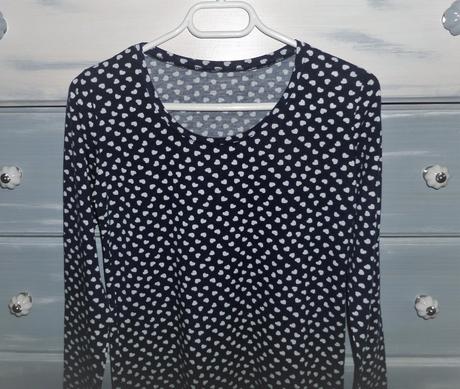 Tričko so srdiečkami, m