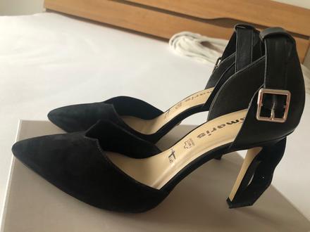 Kožené lodičky, tamaris,41