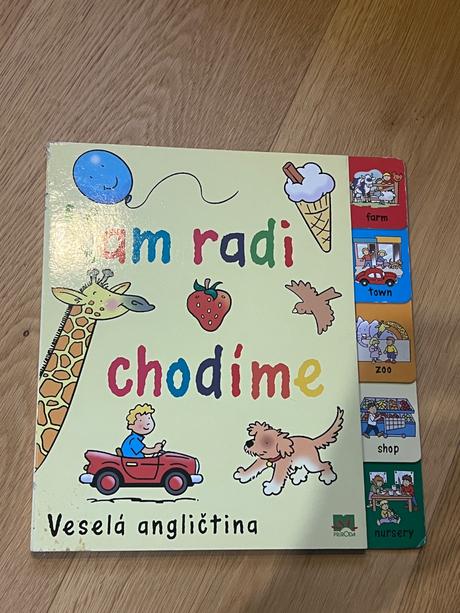 Kniha kam radi chodime v anglictine, 