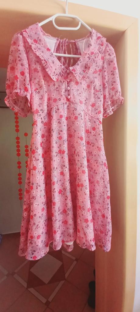 Fialové letné šaty, clockhouse,36