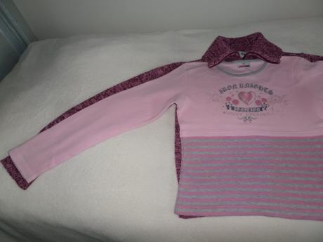 Teplé tepláky veľ.158 + tričko + sveter, 158–170