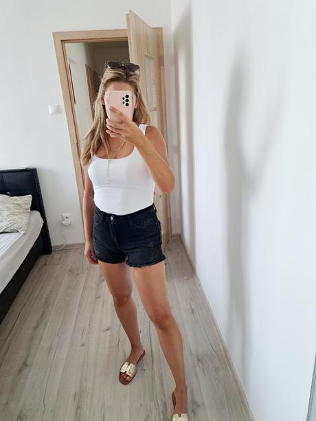 Čierne kraťasy, c&a,38