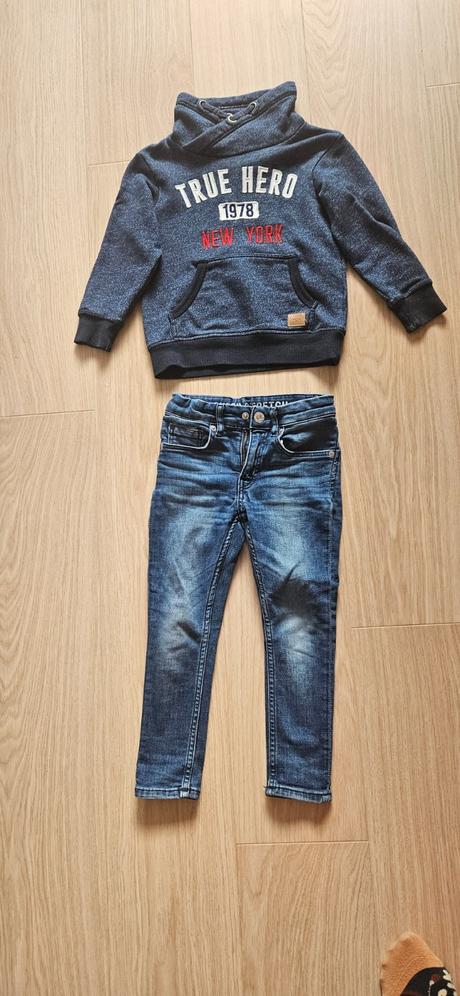 Mikina s riflami hm, h&m,104