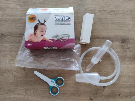 Odsávačka noštek + nožničky, 