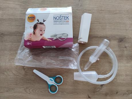 Odsávačka noštek + nožničky, 