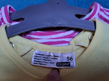 Tričká 2ks, ergee,56