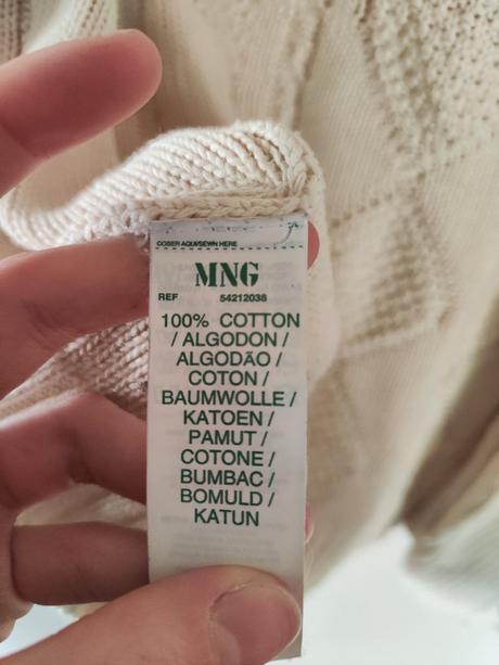 Sveter 100 bavlna, mango,l