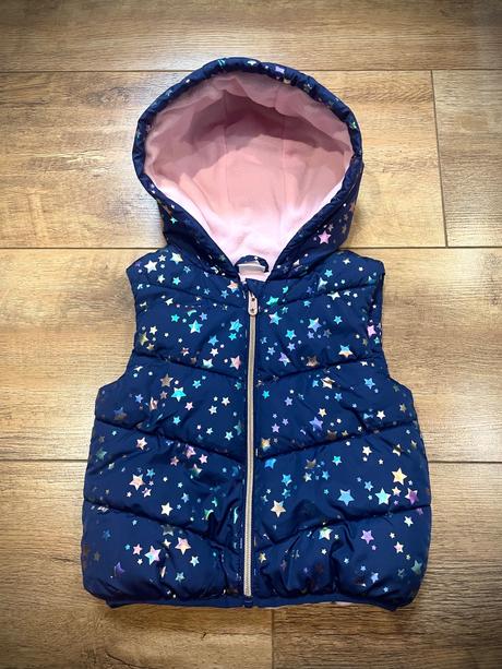 Páperová vesta s kapucňou, f&f,104