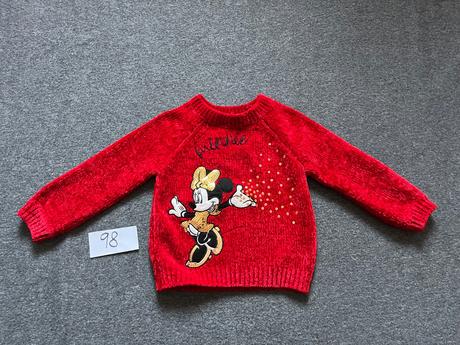 Sveter minnie hrubý, disney,98