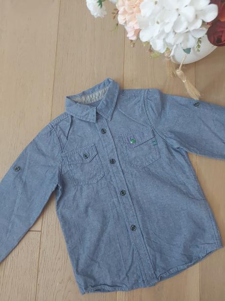 Frajerská košeľa - vzhľad jeans - top stav, 98