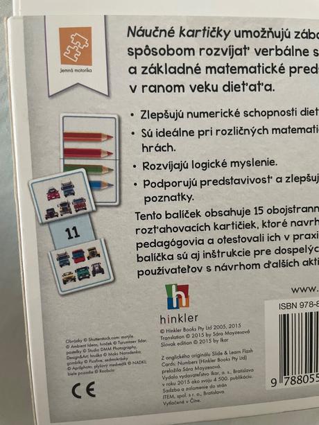 Cisla - naucne karticky, 